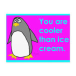 Cooler Than Ice Cream Post Card
