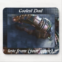 Coolest Dad (personalise) Mousepad
