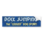 Coolest Dog Sport Dock Jumping Bumper Sticker