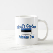 Coolest Estonian Dad Coffee Mugs