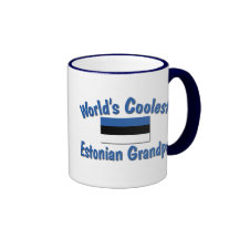 Coolest Estonian Grandpa Coffee Mugs
