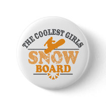 Coolest Girls Snowboard Buttons