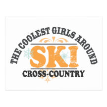 Coolest Girls XC Ski Postcards