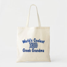 Coolest Greek Grandma Canvas Bag