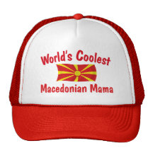 Coolest Macedonian Mama Mesh Hats