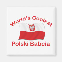 Coolest Polski Babcia Refrigerator Magnet