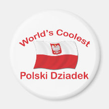 Coolest Polski Dziadek Fridge Magnets