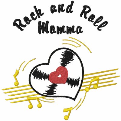 Coolest Rock and Roll Mom Polo by Embroidery4U