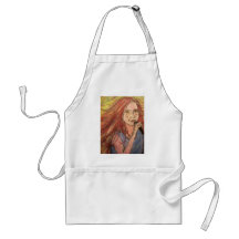 Coolest Rocker Girl Apron