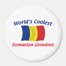 Coolest Romanian Grandma Fridge Magnets