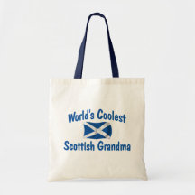Coolest Scottish Grandma Canvas Bag
