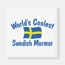 Coolest Swedish Mormor Fridge Magnets