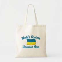 Coolest Ukrainian Mom Canvas Bags