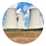 Cooling Towers Of A Nuclear Power Station Sticker