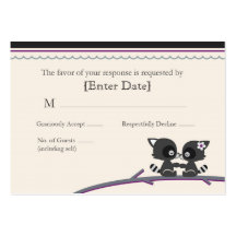 Coon Wedding RSVP Cards Business Cards