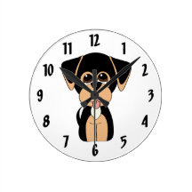 Coonhound Wall Clock