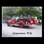 Cooperstown, N.Y.  Retired Fire  Truck postcards