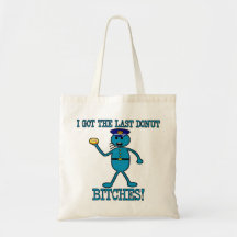 Cop Has Last Doughnut Bags