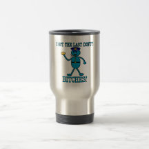 Cop Has Last Doughnut Coffee Mugs