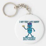 Cop Has Last Doughnut Keychain