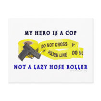 COP Hero Police Postcard