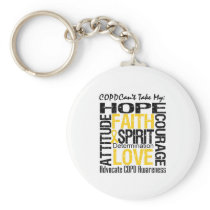 COPD Can't Take My Hope Key Chains
