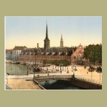 Copenhagen - Exchange Hall, Denmark postcards