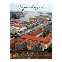 copenhagen harbour postcard