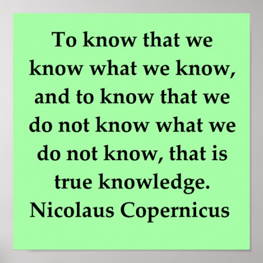 copernicus quote print