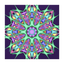Copie abstraite de toile de motifs de pastel impression sur toile