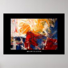 Copie abstraite moderne d'illustration de collecti poster