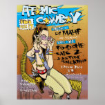 Copie/affiche atomiques de cowboy