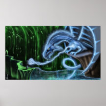 Copie bleue de dragon posters