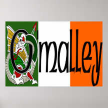 Copie celtique de dragon d'O'Malley Affiches
