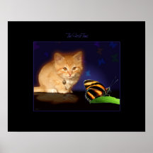 COPIE D'AFFICHE D'ART DE CAT