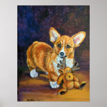 Copie d'affiche de corgi de Gallois de Pembroke