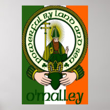 Copie d'affiche de devise de clan d'O'Malley
