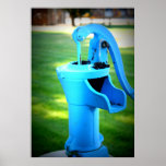 Copie d'affiche de puits d'eau