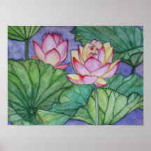 Copie d'affiche des fleurs de Lotus #4