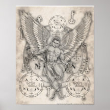Copie d'Arkhangel Zadkiel Posters