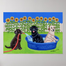 Copie d'art de labrador retriever posters