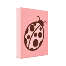 Copie d'art de toile de coccinelle toiles tendues sur châssis