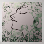 Copie d'art déco de sérénité posters