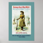 Copie de citation d'Annie Oakley Affiche