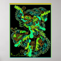 COPIE DE GICLEE DE "CIRQUE" AFFICHES