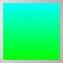 Copie de gradient d'Aqua Affiche