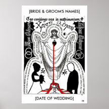 Copie de mariage de bénédiction du Christ Posters