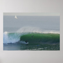 Copie de -Père Noël Cruz du surf Posters