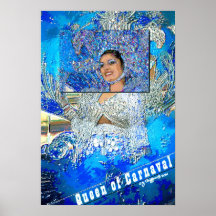 Copie "de reine de Carnaval" Posters