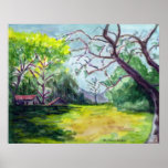 COPIE DE TOILE - AQUARELLE PAR HARRIET DAVIDSOHN AFFICHES
